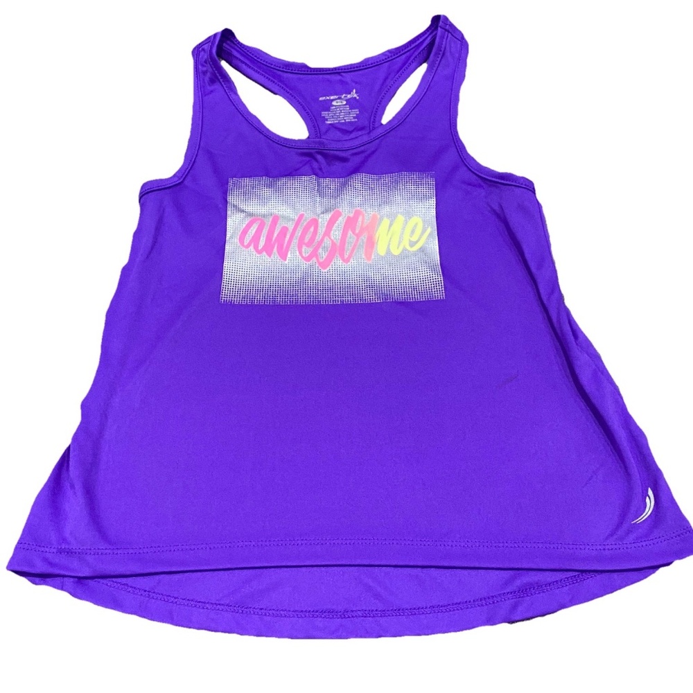 Purple "awesome" tank top